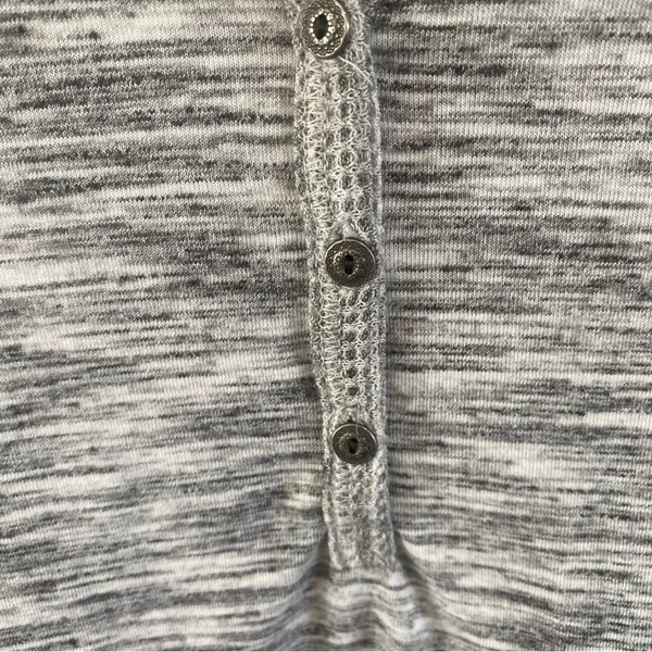KUHL‎ Svenna Gray Space Dye Henley Top Women's Small Long Sleeve Pullover - Image 3