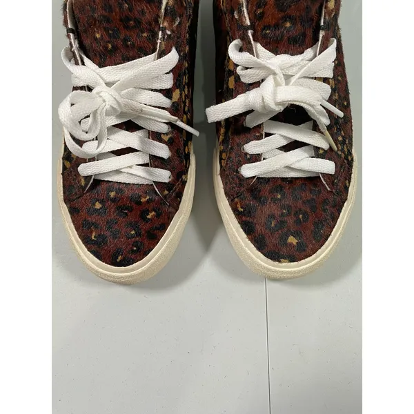 Madewell Calf Hair Low Top Sneakers Size 7 - Image 6