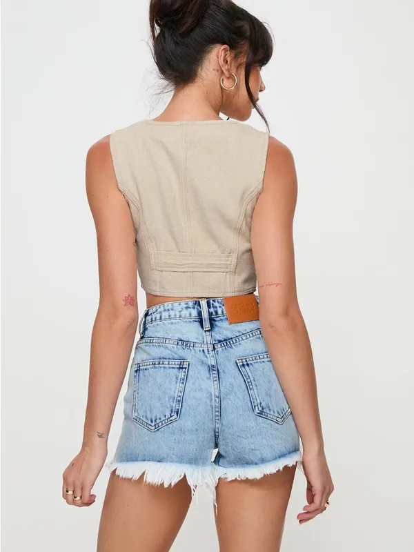 Princess Polly Anne Denim Shorts - Image 12