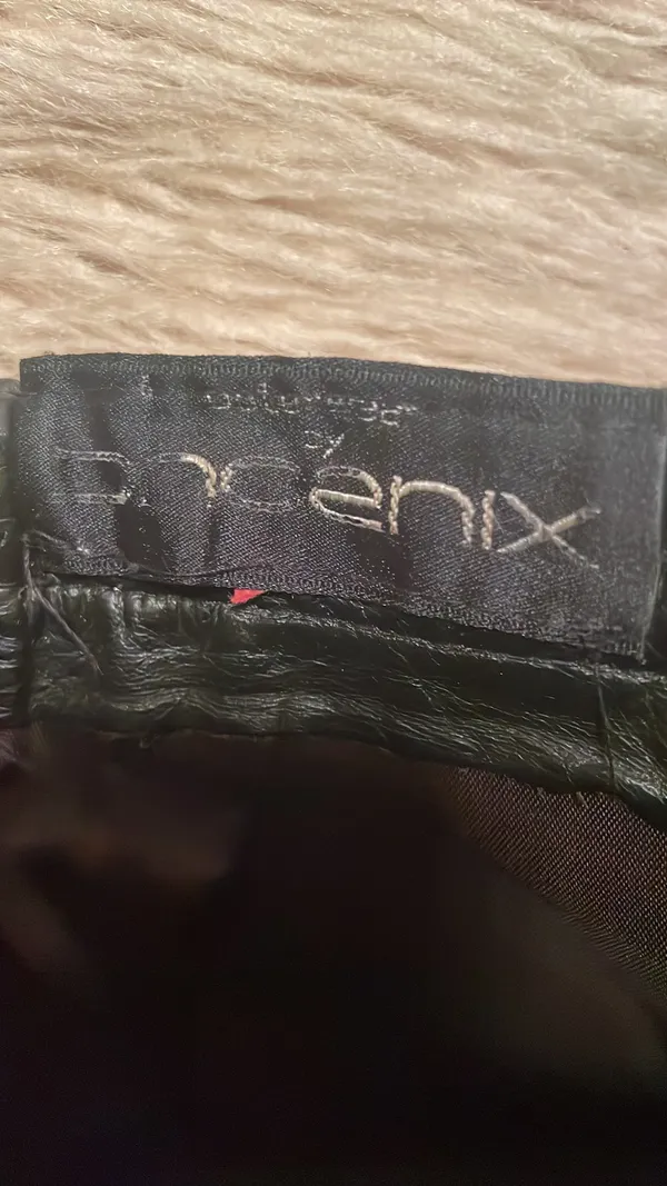Phoenix Vintage  Leather Skirt - Image 3