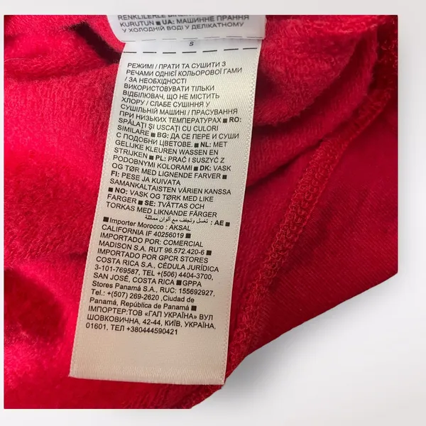 Athleta Red‎ Chakra Floral Balance Pullover Sweatshirt Size S - Image 7
