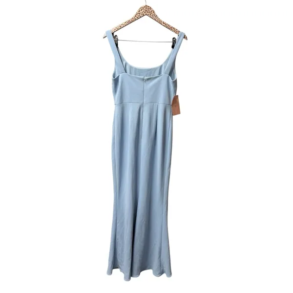 BHLDN Anthropologie Adena Dress Sleeveless Bridesmaid Gown Light Blue 6 NWT NEW - Image 3