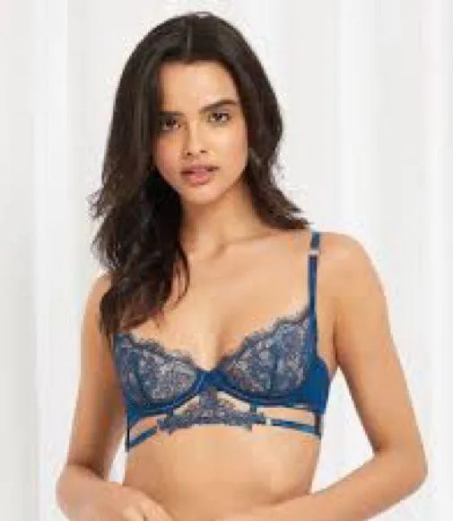 NWT bluebella lumi Lace Underwire Bra blue 36b - Image 2