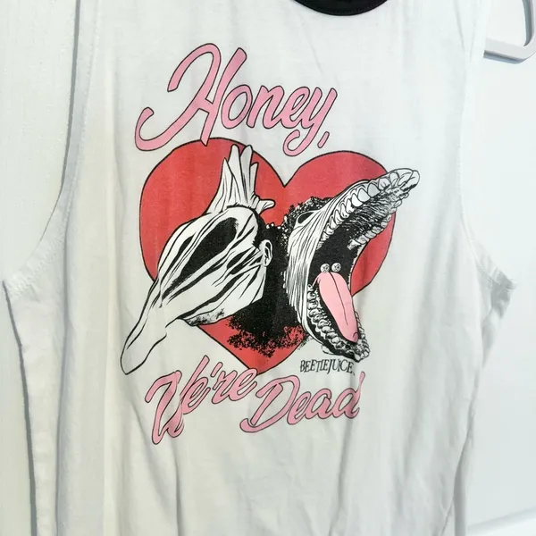 BEETLEJUICE “Honey, We’re Dead” Muscle T-shirt MEDIUM - Image 2