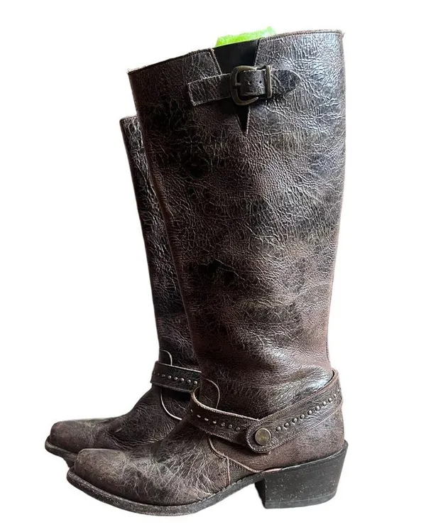 Senora Double H Western Leather Boots - Image 4