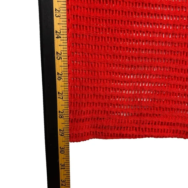 Haute Hippie Style‎ Pants Red Crochet Wide Leg Beach Coverup Boho Beach Resort M - Image 10