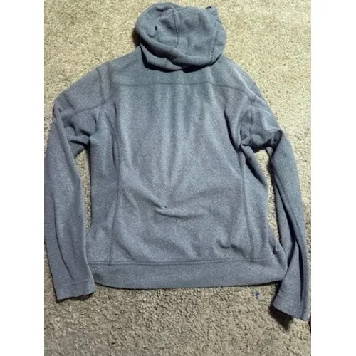 REI Co-op Womens Gray Full Zip Fleece Hoodie Jacket Size‎ Medium RN37249 - Image 6
