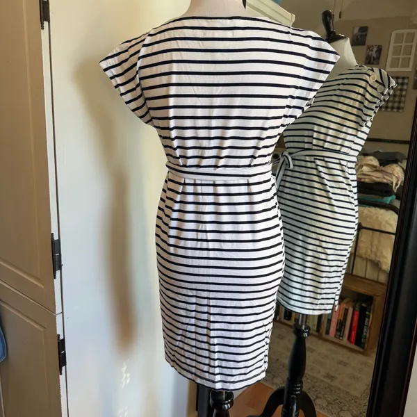 Motherhood Maternity Small Striped Dress - Image 4