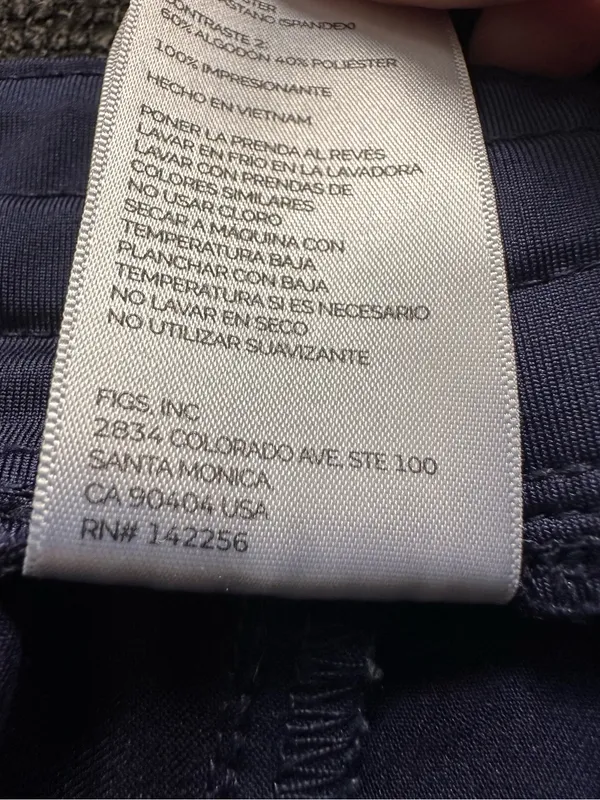 FIGS Zamora Casual Jogger Scrub Pants Navy 3XL - Image 10