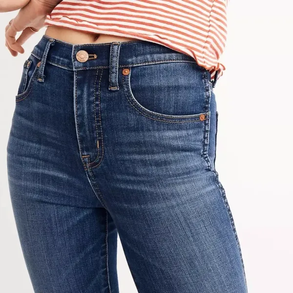 MADEWELL 10” High-Rise Skinny Jeans in‎ Danny Wash: Tencel Denim Edition size 25 - Image 3
