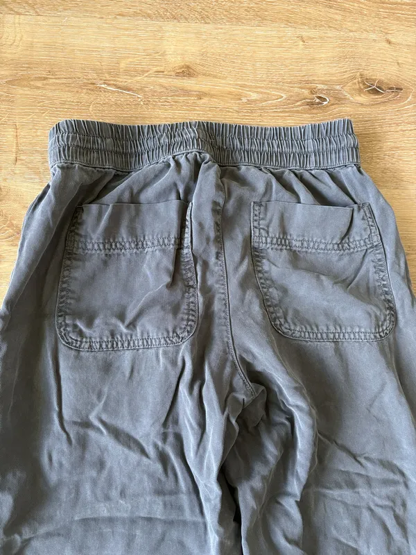 Nicole Miller Grey Drawstring Jogger Pants - Image 6