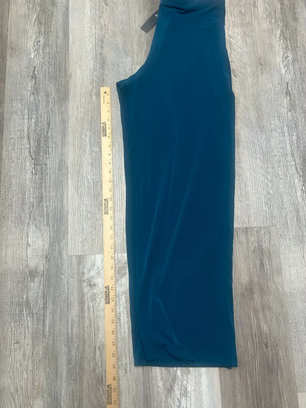 NWT Women’s Alfani Ocean Teal Wide Leg Pants Size Medium - Image 5