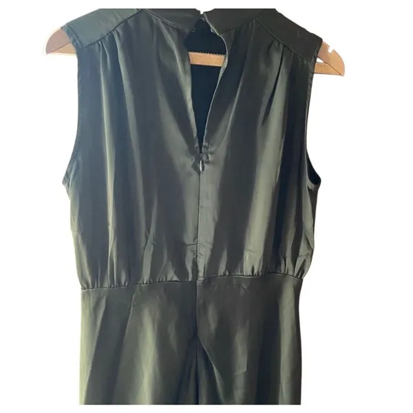 Lulus Distinctive Charm Olive Satin A-Line Maxi 10 - Image 6