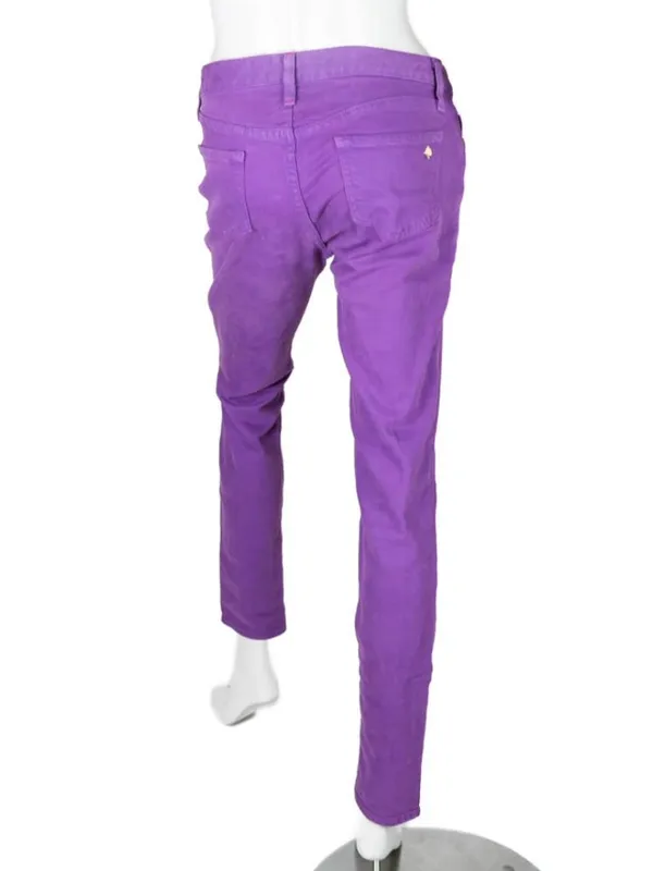 Kate Spade Purple‎ Broome Street Straight Leg Jeans Y2K Preppy Dopamine - Image 2
