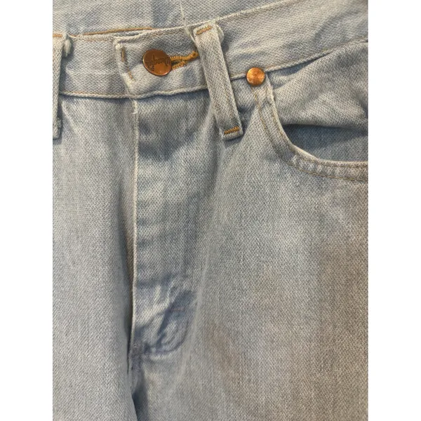 Wrangler Cowboy Cut 14MWZ Light Wash Slim Fit Tapered Leg Jeans 0x32 NWT western - Image 5