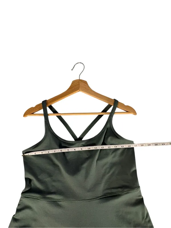 Z by Zella Outscore 2.0 Active Dress Green Built In Shorts Tennis Pickleball L - Image 8