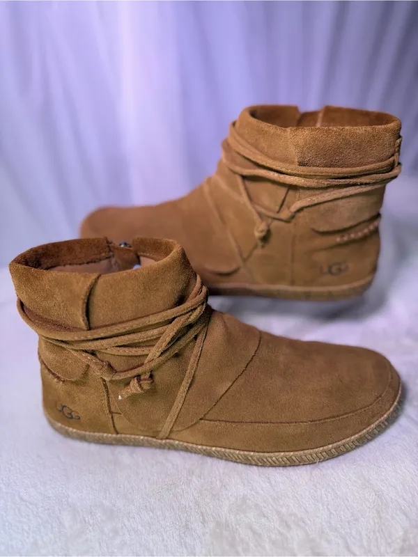 UGG Men's Chestnut/Tan Suede Ankle Boots - Image 5