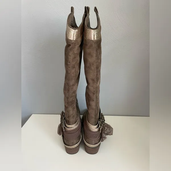 Boho Festival Indie Not Rated Midnight Dream Knee High Boots - Image 4