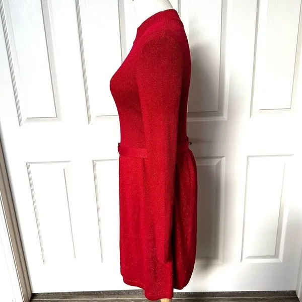 Free People red French Girl dress - Image 7