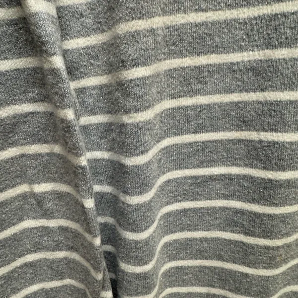 Old Navy‎ Silver and White Striped Top - Image 2