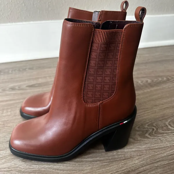 Sarto Franco Sarto Paula Brown Chelsea‎ Ankle Boots Size 8 New - Image 9