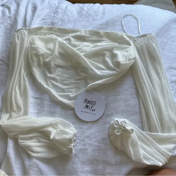 NWT Princess Polly Midnight Romance White Top - Image 2