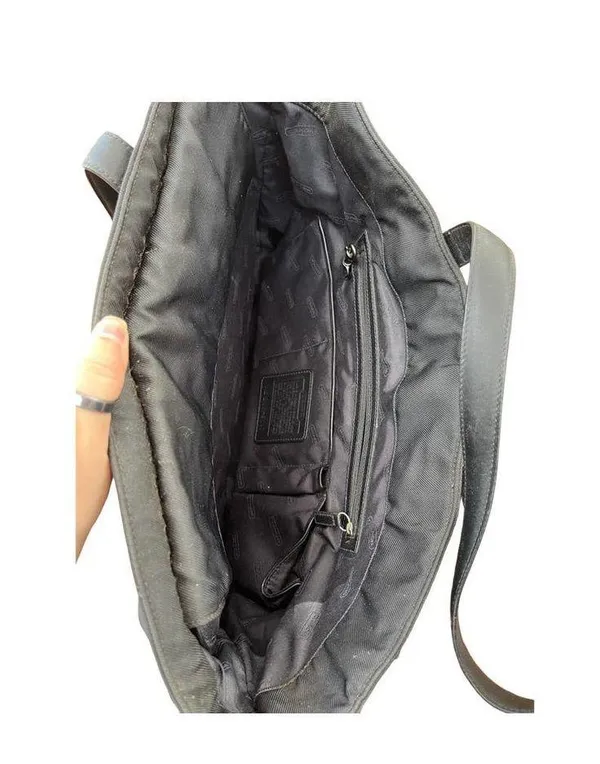 Coach Black Laptop Bag, Vintage Coach NO B1K-5117 - Image 6