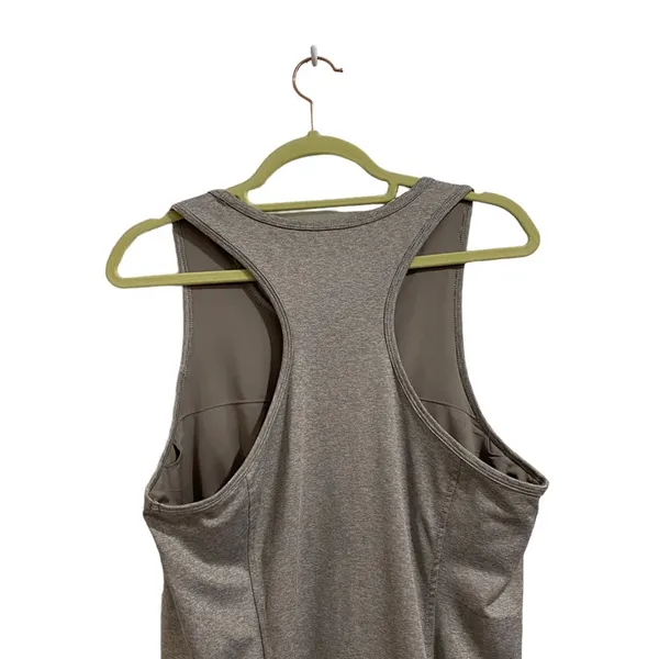 Harmony & Balance Gray Athletic Midi Tank Dress 36” Length Sz L - Image 6