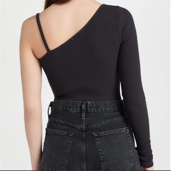 NWT Mika One Sleeve Thong Bodysuit - Image 3