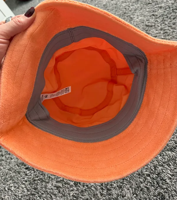 ALO Yoga Orange Terry Beachside Bucket Hat - Image 8