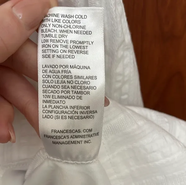Francesca’s Blue Rain Summer Dress, Size Medium - Image 14
