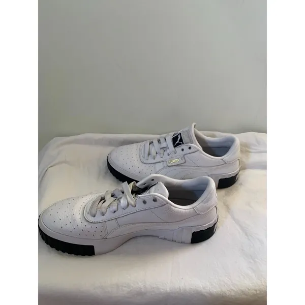 Puma Cali Platform Womens Size 9.5 White Sneakers Casual Shoes 369155-04 - Image 6