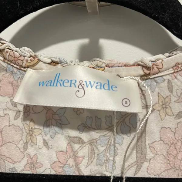 Walker & Wade Floral Smocked Midi Dress | Cottagecore Romantic | Small‎ - Image 6