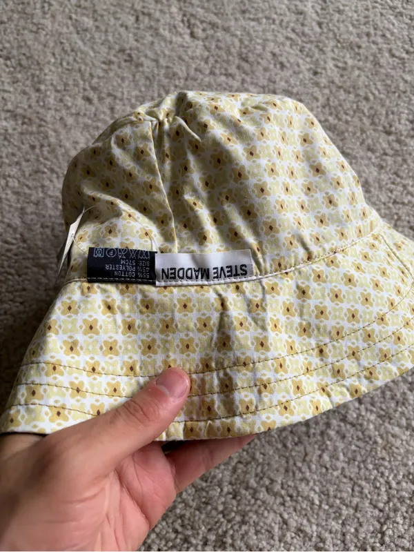 Steve Madden vintage Nordstrom Deadstock y2k 90s 2000s brown bucket hat NWT - Image 6