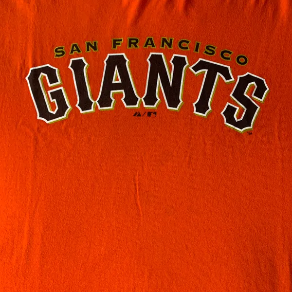 San Francisco Giants MLB Orange T-shirt - Image 4