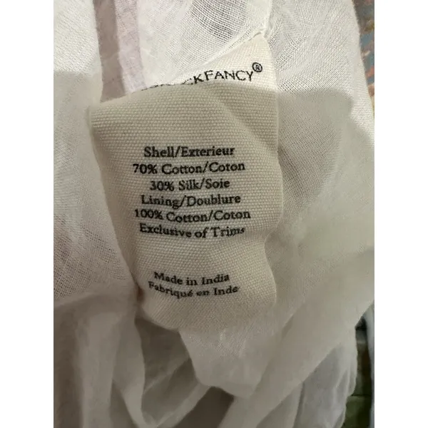 LoveShackFancy Pastel Fields Scoop Neck Safiya Mini Dress Size S - Image 10