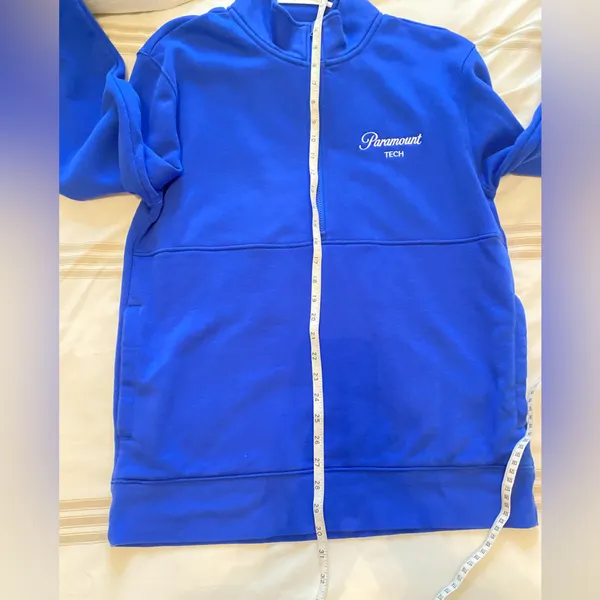 Nike Royal Blue Paramount Tech Half-Zip Pullover Size M - Image 4