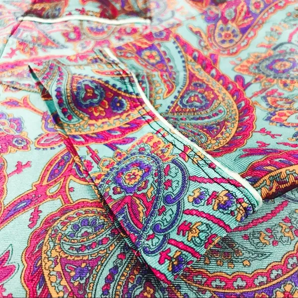 Vintage Paisley Motif Nightshirt | Size M - Image 13