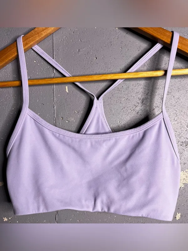 Vuori All The Feels Sports Bra in Lilac. Size XS - Image 4