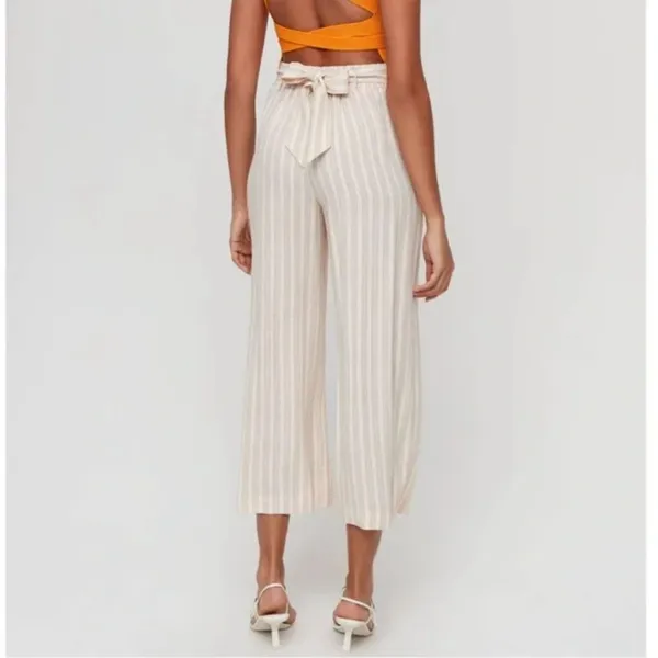 ARITZIA Wilfred Faun Cropped Wide Leg Pant Sz XS‎ - Image 2