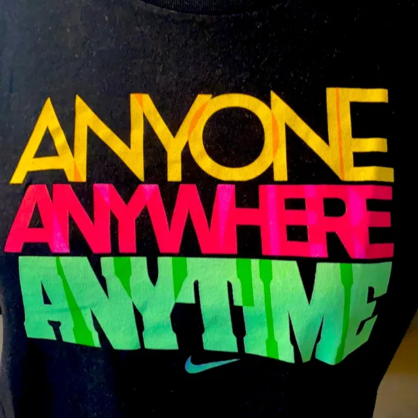 Nike black slim fit tee - Image 2