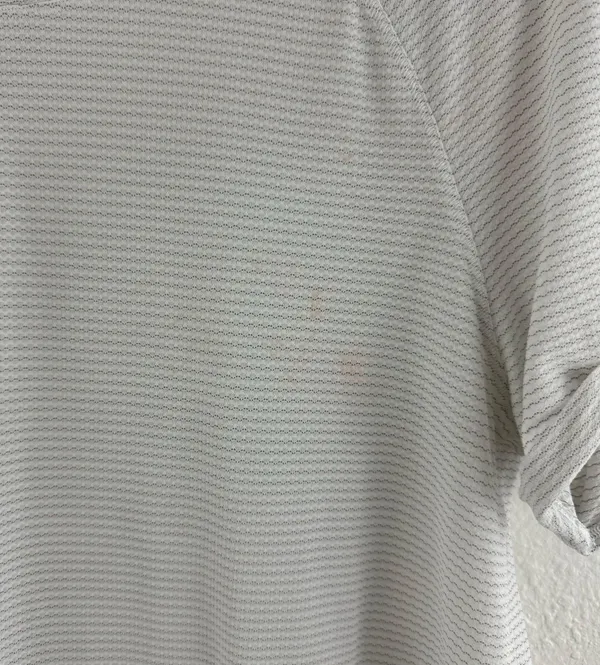 Lululemon Womens White Open Up Tie Back Flowy Athletic Workout Short Sleeve Tee - Image 8