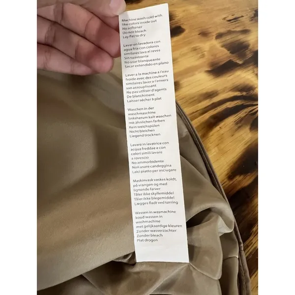 Fabletics Womens‎ Utility Parka Beige Wood Athletic Classic Athleisure Casual - Image 11
