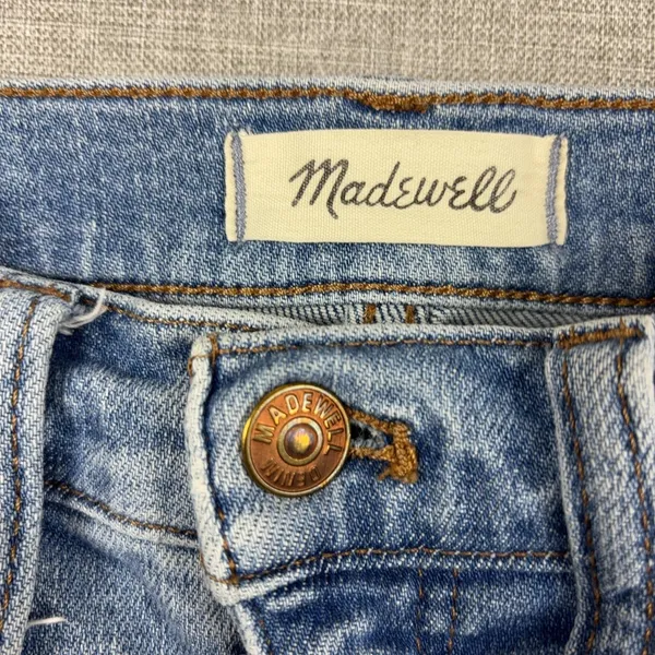 Madewell Jeans Womens 23P Stovepipe Blue Straight Slim Light Wash Denim 5-Pocket - Image 3