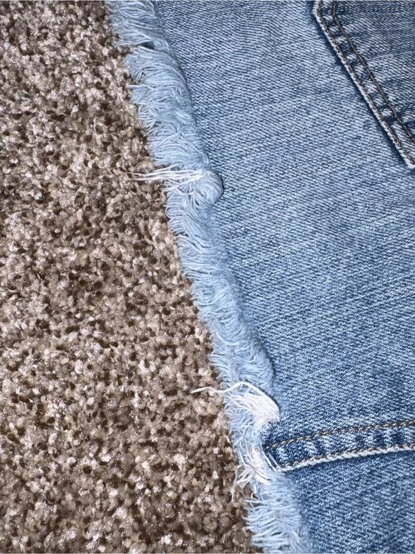 Aeropostale Light Blue Distressed Denim Mini Skirt - Image 10
