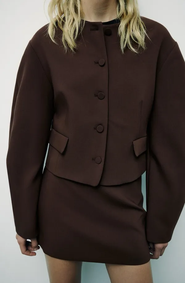 Elegant Brown Skirt - Image 3