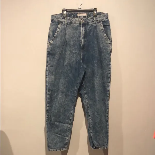 Garage Denim Acid Wash High Waisted 80s Mom Jeans - Image 3
