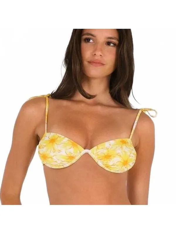 Blackbough Swim Bikini Set Passionfruit Dana Underwire Top Cheeky Bottoms Small - Image 2