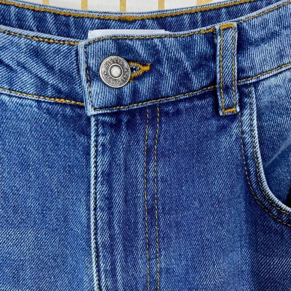 ALC A.L.C. Malone Jeans Pant Cropped High Waist Denim Medium Wash Blue Size 10‎ - Image 8