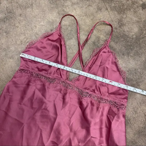 Victoria’s secret pink coquette lace slip dress - Image 3
